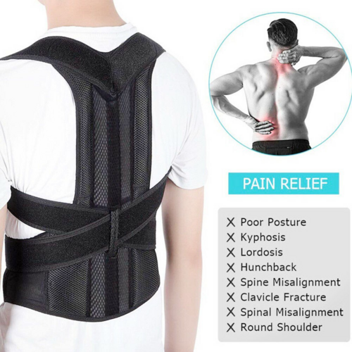 Correcteur de Posture Ajustable – Soutien Dos et Épaules Homme Femme