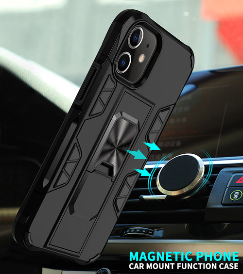 Coque iPhone Grade Militaire avec Support Magnétique – Protection Maximale