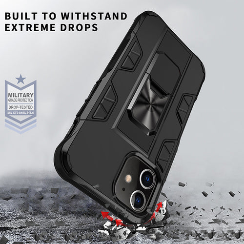 Coque iPhone Grade Militaire avec Support Magnétique – Protection Maximale