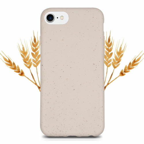 Coque de téléphone biodégradable - Blanc Naturel