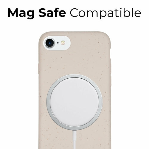 Coque de téléphone biodégradable - Blanc Naturel
