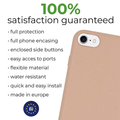 Biodegradable Custom Phone Case - Pastel Pink