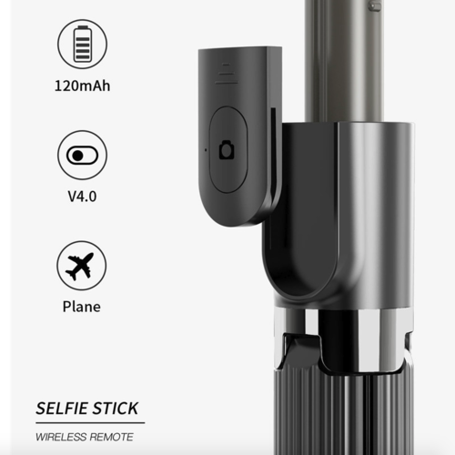 Perche Selfie Trépied Stabilisateur Ninja – Télécommande Bluetooth