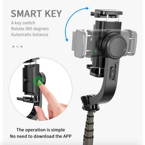 Perche Selfie Trépied Stabilisateur Ninja – Télécommande Bluetooth