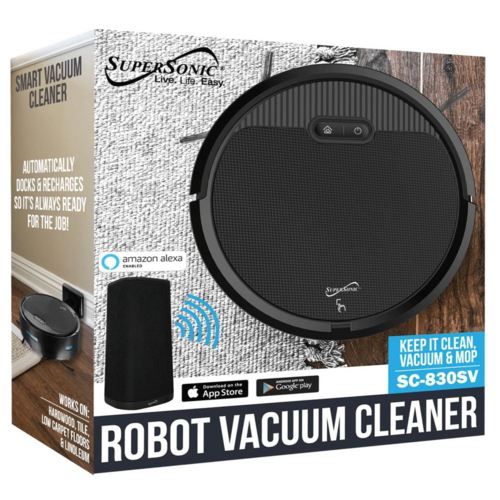 Aspirateur Robot Intelligent Supersonic – Navigation Gyroscope Automatique