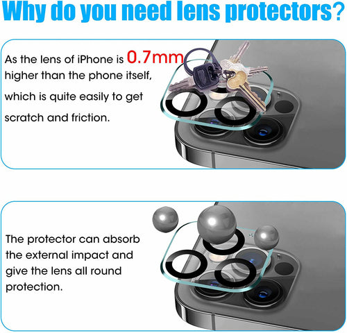 Protège-Objectif Verre Trempé HD 9H – iPhone 12 Pro Max 6,7"