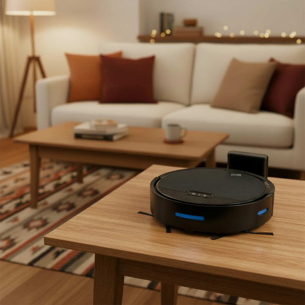 Supersonic Smart Robot Vacuum Cleaner with Gyroscope Technology