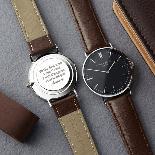 Montre Gravée Personnalisée – Cadeau Homme Unique
