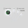 Câble Chargeur 3-en-1 Sans Fil – iPhone, Apple Watch et AirPods