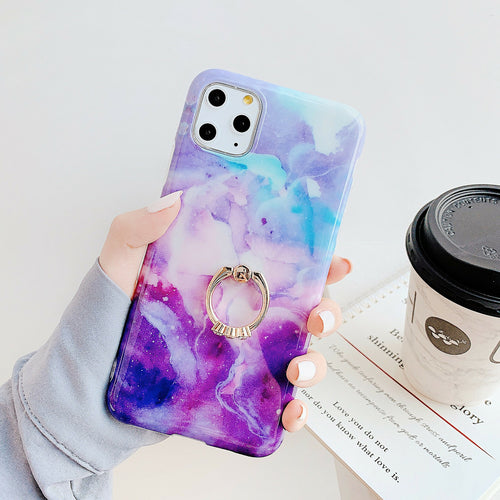 Coque marbrée pour iPhone