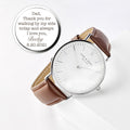 Montre Gravée Personnalisée – Cadeau Homme Unique