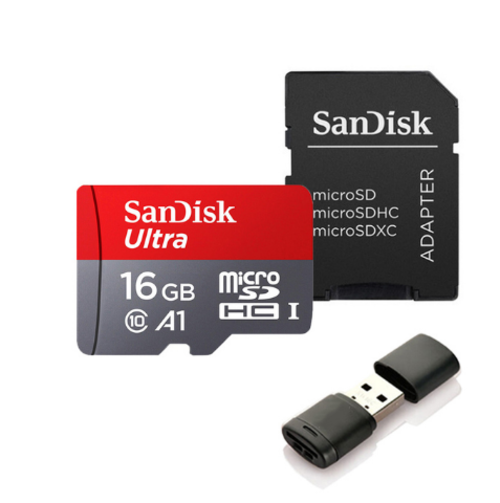 Carte Micro SD Ultra – 16Go à 128Go avec Adaptateur et Lecteur USB