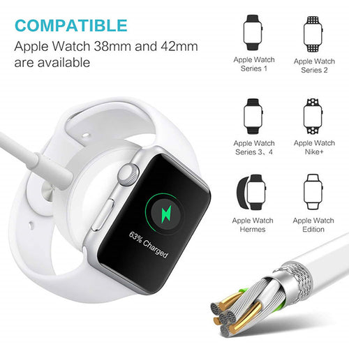 Câble Chargeur 3-en-1 Sans Fil – iPhone, Apple Watch et AirPods