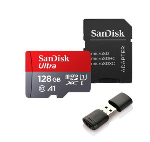 Carte Micro SD Ultra – 16Go à 128Go avec Adaptateur et Lecteur USB