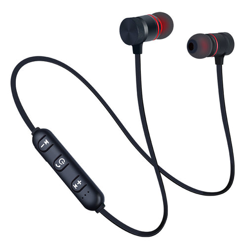 Écouteurs Bluetooth 4.0 Sport Noir – Magnétiques Sans Fil avec Micro
