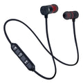 Écouteurs Bluetooth 4.0 Sport Noir – Magnétiques Sans Fil avec Micro