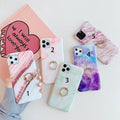 Coque marbrée pour iPhone