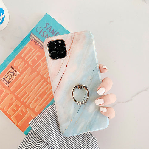 Coque marbrée pour iPhone