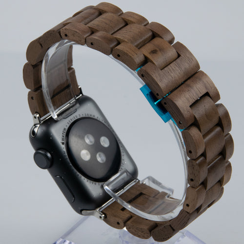 Bracelet Apple Watch en Bois Artisanal – 4 Essences, Toutes Séries