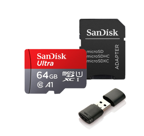 Carte Micro SD Ultra – 16Go à 128Go avec Adaptateur et Lecteur USB
