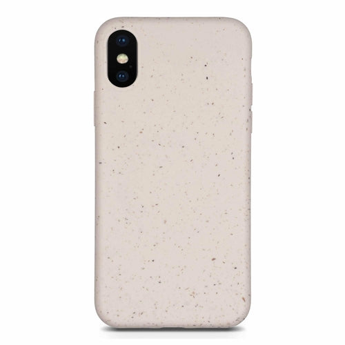 Coque de téléphone biodégradable - Blanc Naturel